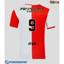 Fotballdrakt Herre Feyenoord Ayase Ueda #9 Hjemmedrakt 2025-26 Kortermet